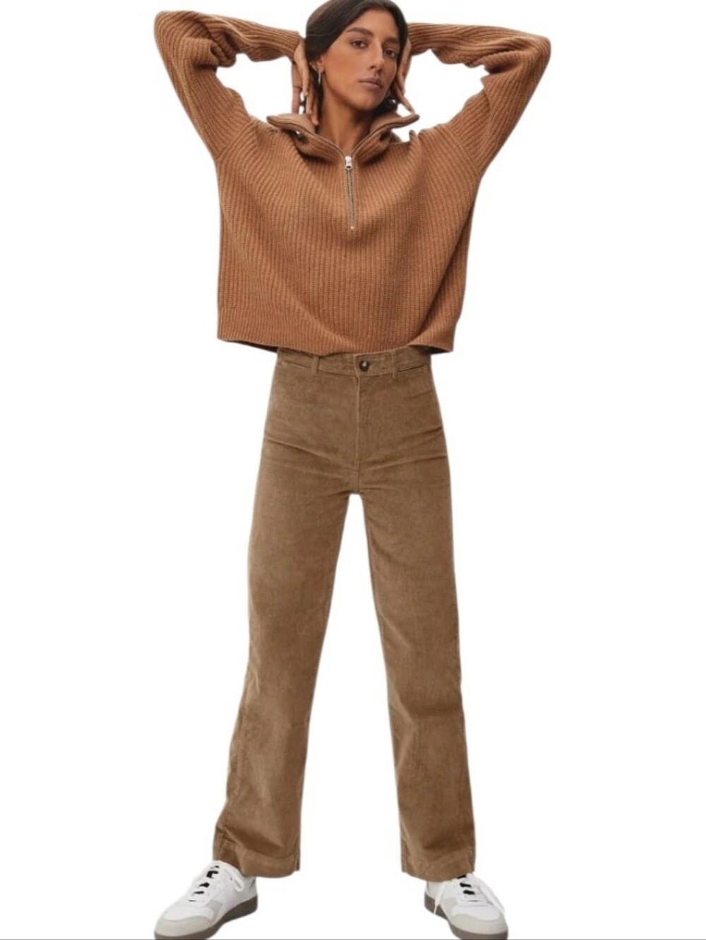 Everlane The Corduroy Wide-Leg Pant Toasted Coconut Brown